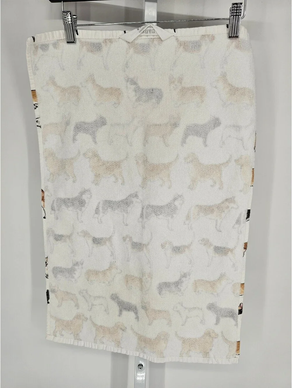 Casaba kitchen towel dishcloth featuring assorted dog breeds Cute